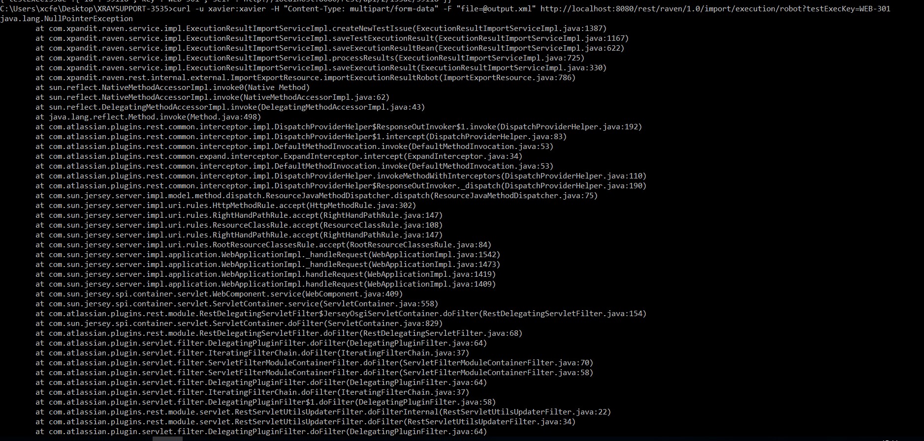 [XRAY2570] When importing Robot Framework execution results, if the
